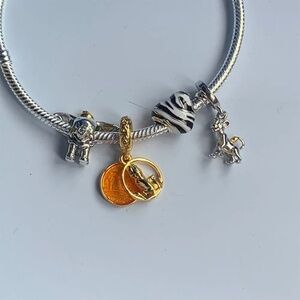 100% 925 Sterling Silver Fine Crown Bracelet Women’s Tiny Jewelry